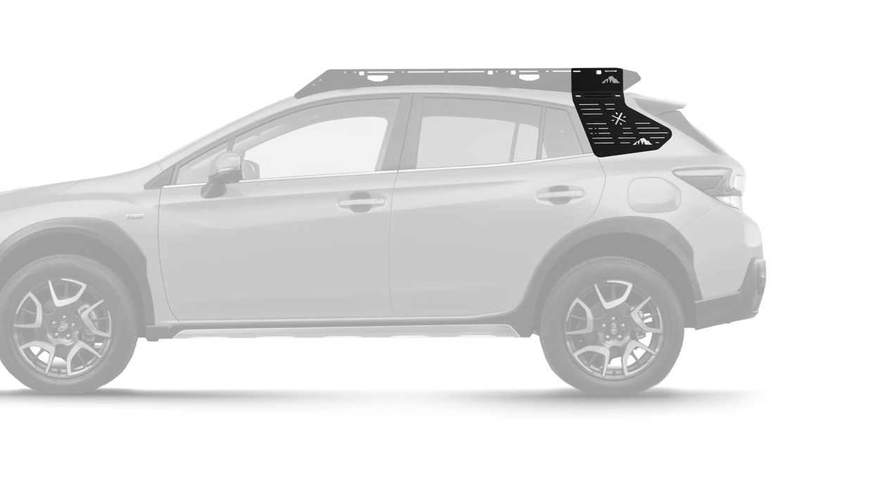 Sherpa Aluminum Window Panel for 2018-2023 Crosstrek | Exterior Recovery Gear Mount