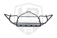 LP Aventure Bumper guard - Large - (PREMIUM SERIES) - 2020-2022 Outback - Bare + Front Plate