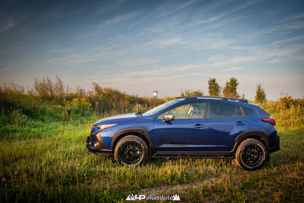 LP Aventure Rock sliders - Subaru Crosstrek - 2018-2026 / Crosstrek Wilderness 2024+ - Bare