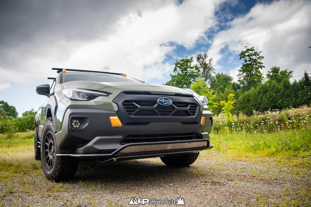 LP AVENTURE BUMPER GUARD -  (PREMIUM SERIES) - 2024+ Subaru Crosstrek Wilderness - Bare Metal