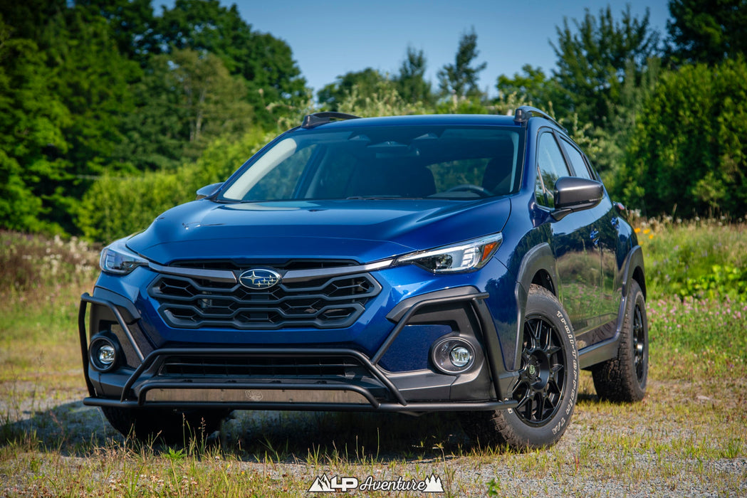 LP Aventure Large Bumper guard - (PREMIUM SERIES) 2024+ Crosstrek - Bare + Front Plate