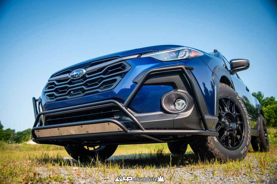 LP Aventure Large Bumper guard - (PREMIUM SERIES) 2024+ Crosstrek - Bare + Front Plate