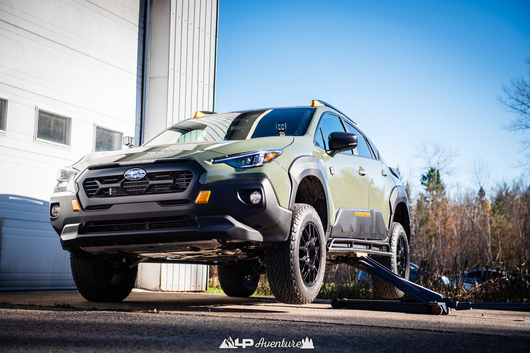 LP Aventure Rock sliders - Subaru Crosstrek - 2018-2026 / Crosstrek Wilderness 2024+ - Bare