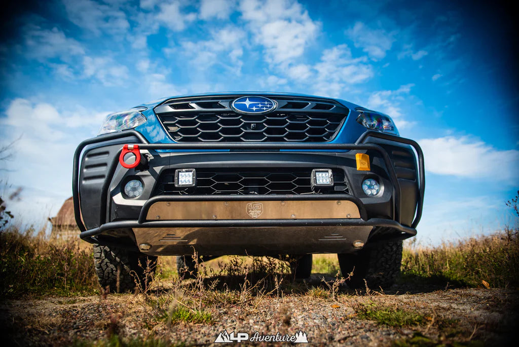 LP Aventure - engine skid plate - Outback Wilderness 2022+ - 2022 Wilderness Outback with oil drains hole