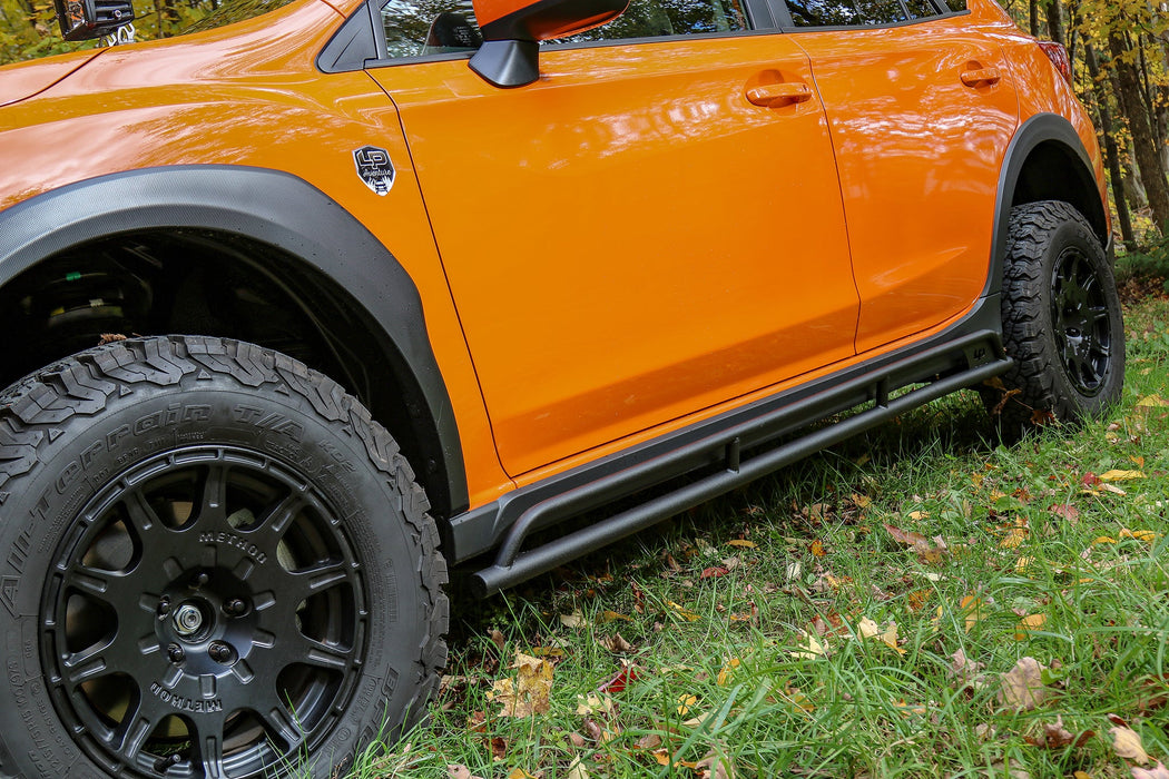 LP Aventure Rock sliders - Subaru Crosstrek - 2018-2026 / Crosstrek Wilderness 2024+ - Bare