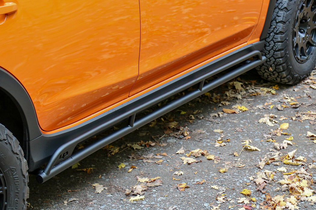 LP Aventure Rock sliders - Subaru Crosstrek - 2018-2026 / Crosstrek Wilderness 2024+ - Bare