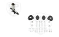 LP Aventure lift kit - Subaru XV Crosstrek 2013-2017 - Bare 1.5"
