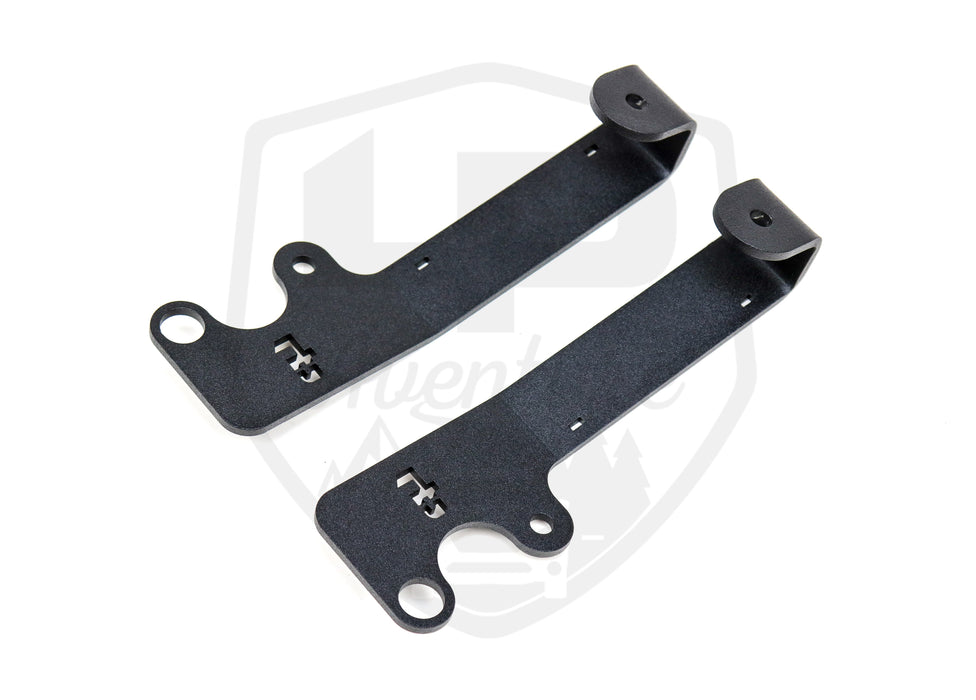LP Aventure - Hood light brackets (Pair) - 2015-2019 Subaru Outback - Bare