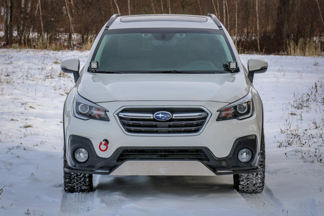 LP Aventure - Hood light brackets (Pair) - 2015-2019 Subaru Outback - Bare